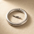 Professional Veterinary 2.5 Inch Aluminum Bull Nose Ring, Silver, Farm Animal Cattle Equipment with Free Installation Key | Veterinary Instruments | Toolsmith Ltd UK