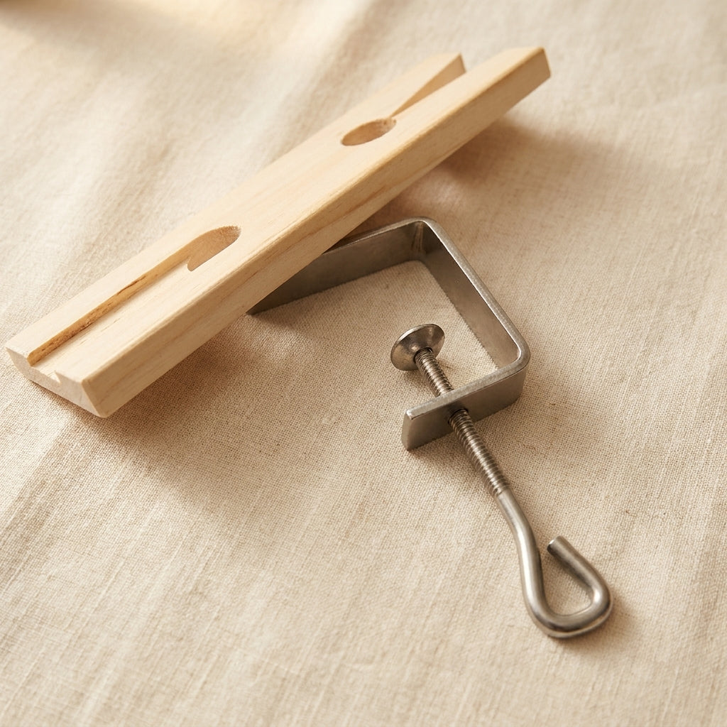 Premium 8-Inch Hardwood Bench Pin with Metal Clamp, V Slot Jewelers Tool for Watch Repair and Jewellery Making | Watch & Clock Tools | Toolsmith Ltd UK