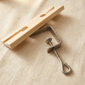 Premium 8-Inch Hardwood Bench Pin with Metal Clamp, V Slot Jewelers Tool for Watch Repair and Jewellery Making | Watch & Clock Tools | Toolsmith Ltd UK
