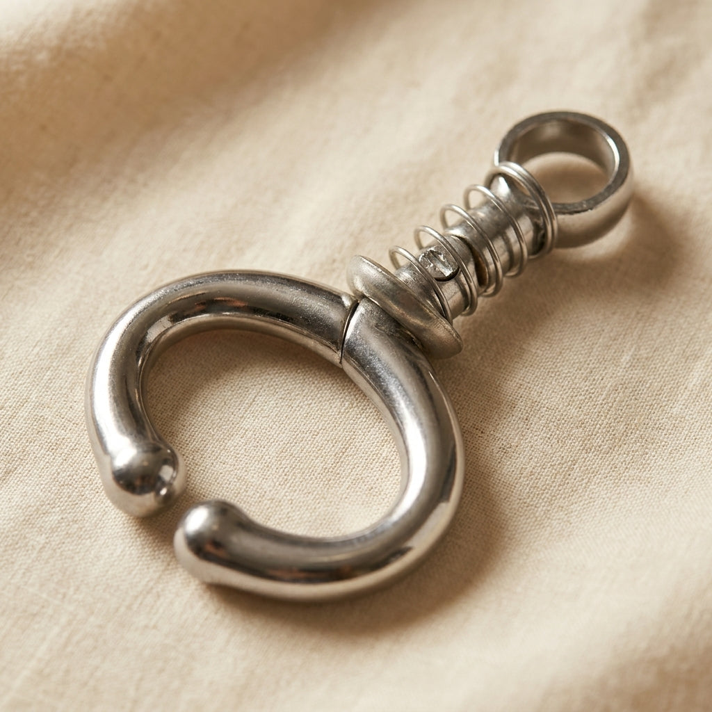 Professional Stainless Steel Spring Bull Nose Ring Holder, Oval Shape Livestock Veterinary Tool | Veterinary Instruments | Toolsmith Ltd UK