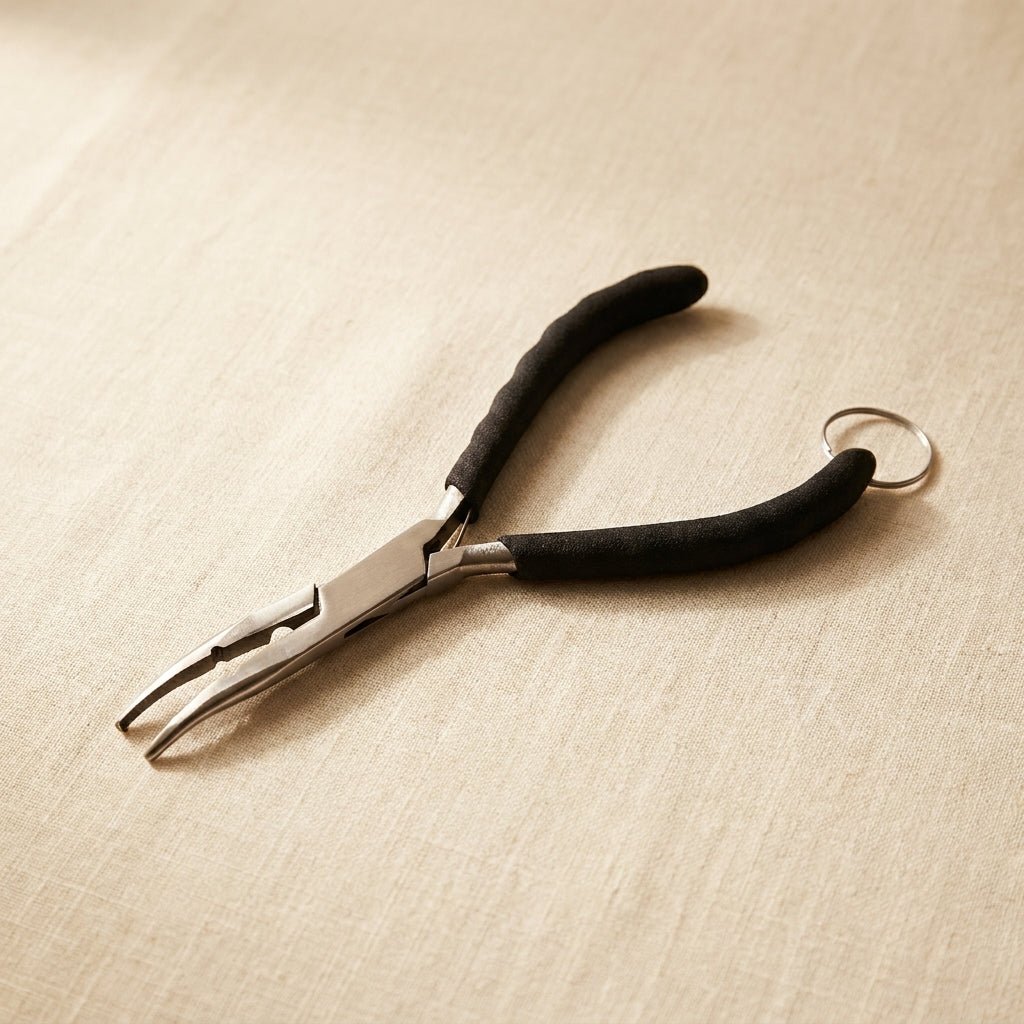 Curved Fishing Pliers, 14 cm Hook Remover, Split Ring Tool, Multi-Purpose Tackle | Jewellery Making Tools | Toolsmith Ltd UK