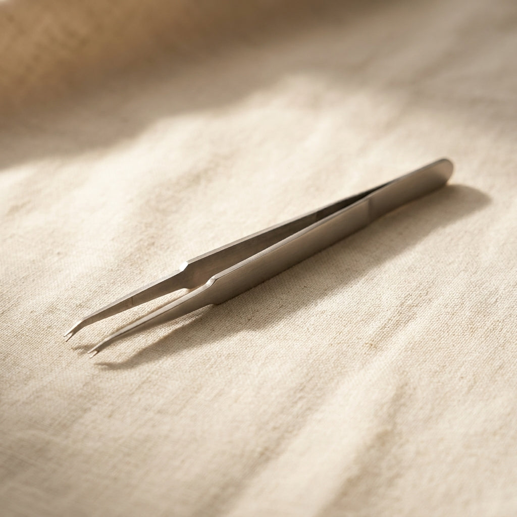 Prong Style Tweezers for Holding Screws, Clockmaker Watch Jewellery Repair Tool, Stainless Steel, 4-3/4 Inch | Jewellery Making Tools | Toolsmith Ltd UK