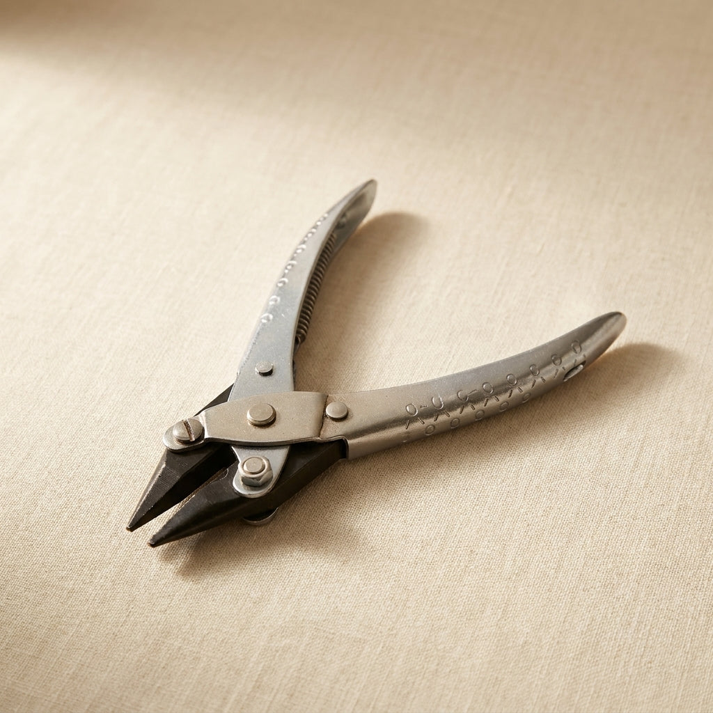 Parallel Action Chain Nose Pliers, 160 mm, Heavy Duty, Smooth Jaws for Jewellery and Crafts | Jewellery Making Tools | Toolsmith Ltd UK