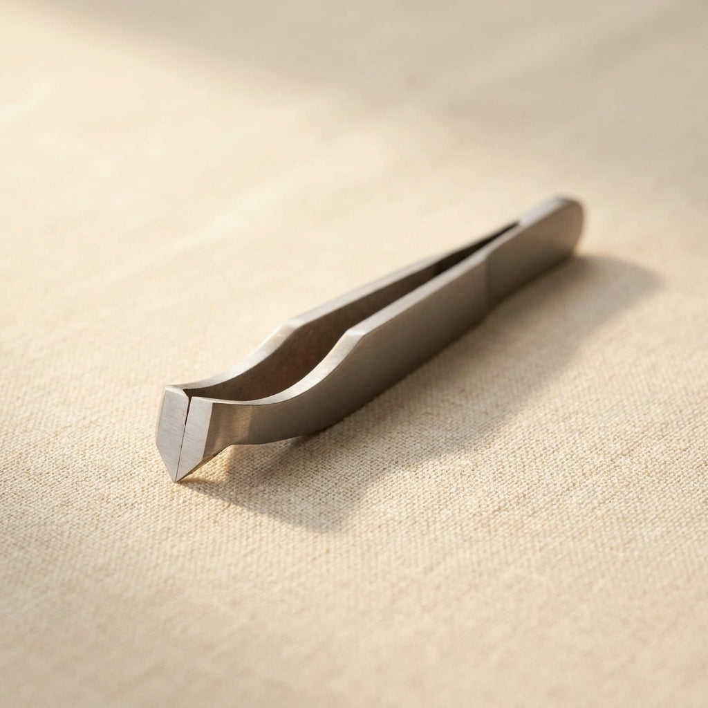 Precision Jewellery Tweezers with Double Honed Tips, 4.5 Inch, Stainless Steel, Nipper Style for Handling Tiniest Parts | Jewellery Making Tools | Toolsmith Ltd UK