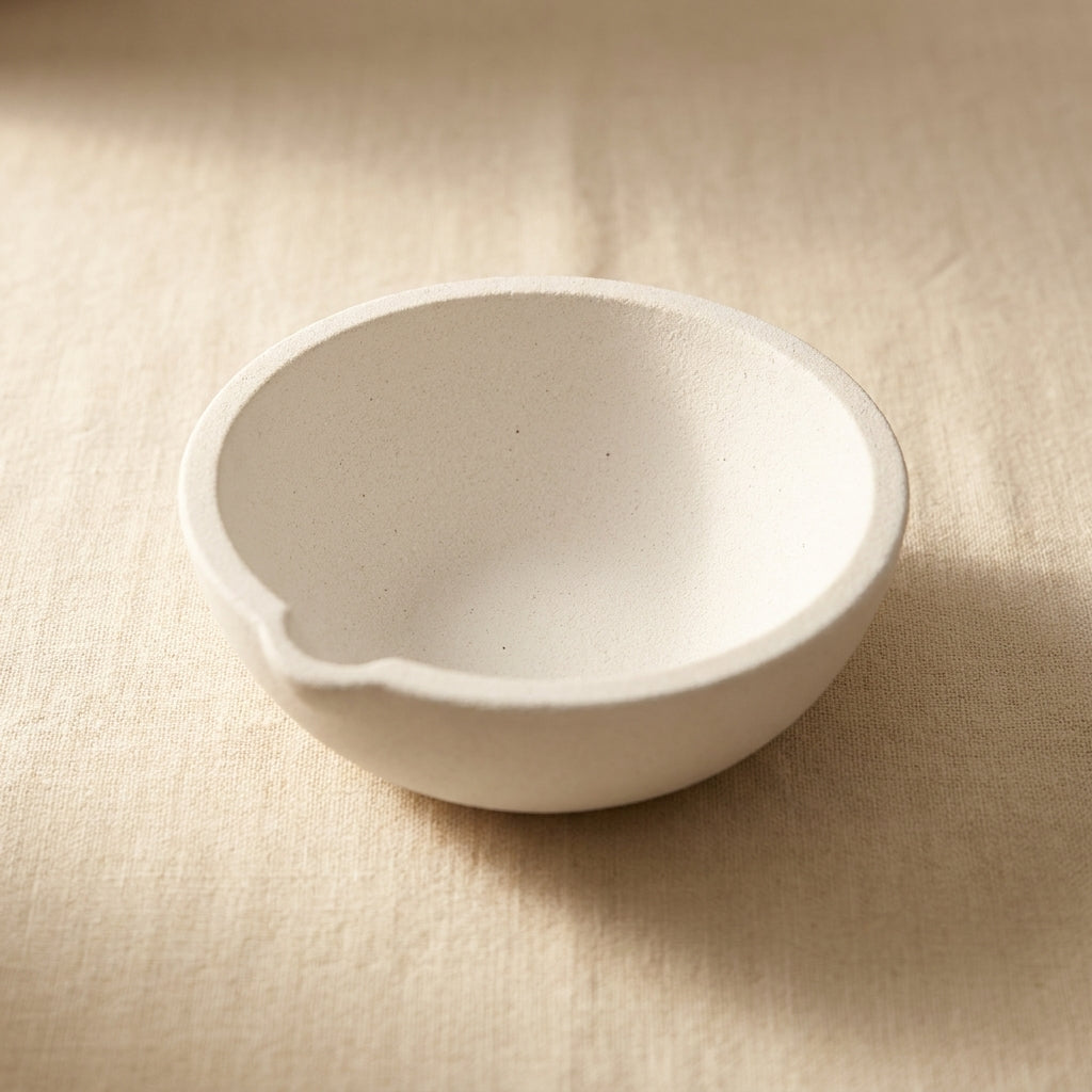 Ceramic Crucible Dish, Fused Silica Material, 750 Grams, 5-Inch Diameter, High Temperature Heat Resistant for Melting Casting Gold Silver Copper | Jewellery Making Tools | Toolsmith Ltd UK