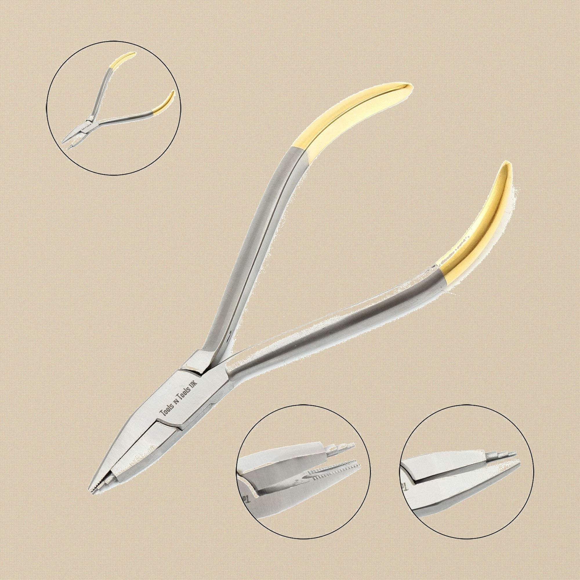 Tweed Loop Forming Pliers with Three-Step Round Beak for Precision Wire Work | Wire Forming Pliers | Toolsmith Ltd UK