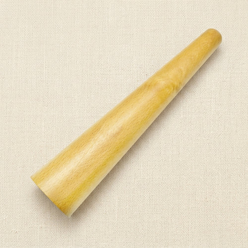 15"" Large Round Bracelet and Bangle Mandrel, Wood Jewellery Shaping and Repair Tool, Tapers from 6.4cm to 3.8cm | Jewellery Making Tools | Toolsmith Ltd UK