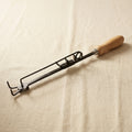 19" Crucible Tongs with Wooden Handle, Black Metal, Square Dish Holder for Jewellery Casting Tool | Jewellery Making Tools | Toolsmith Ltd UK