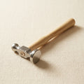 28mm German Style Ball Peen Chasing Hammer with Bow Face, Wood Handle, Metal Planishing Repousse Tool | Jewellery Making Tools | Toolsmith Ltd UK