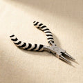 3.5-Inch Round Nose Pliers with Zebra Foam Grips, Stainless Steel Mini Jewellery and Hobby Crafts Tool | Jewellery Making Tools | Toolsmith Ltd UK