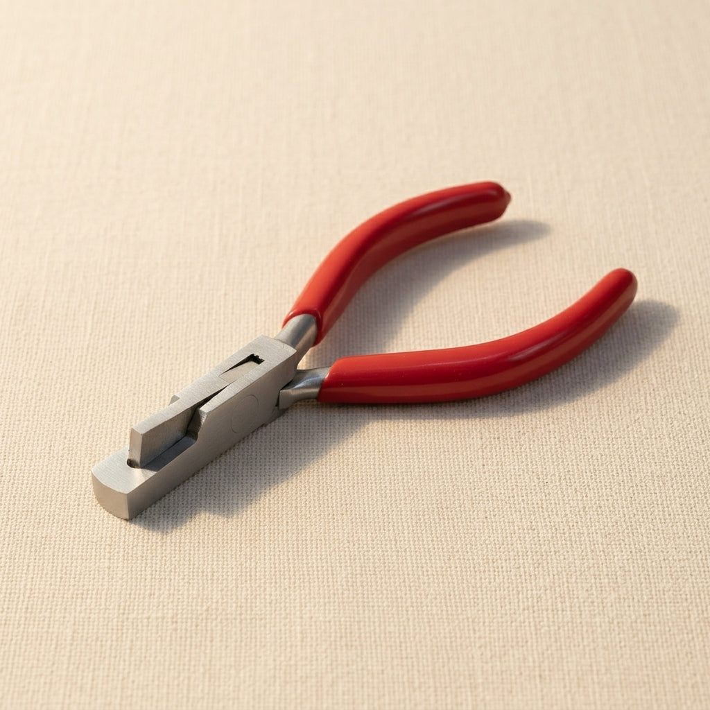 3 MM Leather Strap Notching Pliers, Stainless Steel Construction, 3 mm Notch Size, PVC Handles, for Leathercraft and Watch Strap Making | Jewellery Making Tools | Toolsmith Ltd UK
