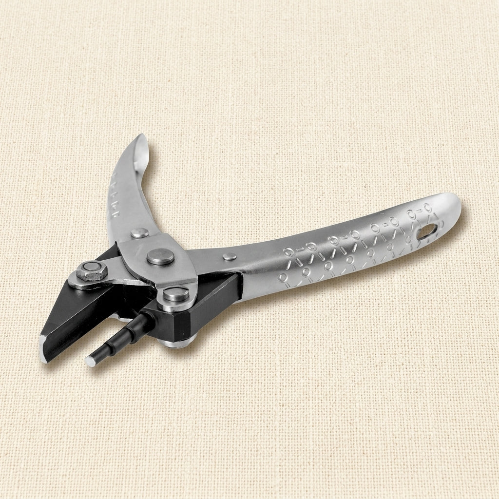 3-Step Round and Concave Parallel Pliers, 140mm, 3-4-5 mm Loops, Jewellery Making Tool with Spring | Jewellery Making Tools | Toolsmith Ltd UK