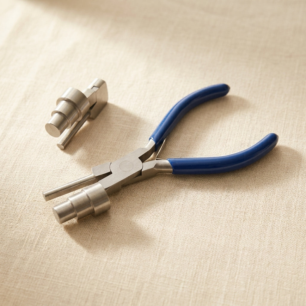 3-Step Wire Wrap Pliers, Jewellery Bail Making Tool, 13mm, 17mm, 21mm | Jewellery Making Tools | Toolsmith Ltd UK