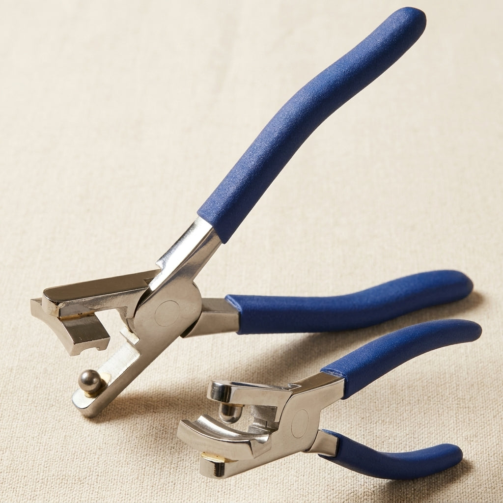 5/16"" Channel Synclastic Pliers for Jewellery Making, Rings Bangles Bracelet Repairing Tool, Stainless Steel with Blue Handles | Jewellery Making Tools | Toolsmith Ltd UK