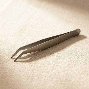 5 Inch Beading and Knotting Tweezers, Stainless Steel, Angled Tips, Crafting DIY Tool | Jewellery Making Tools | Toolsmith Ltd UK