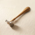 50 MM Bow and Flat Face Chasing Hammer, Jewellery Hobby Crafts Repousse Silversmith Tool with Wooden Handle | Jewellery Making Tools | Toolsmith Ltd UK