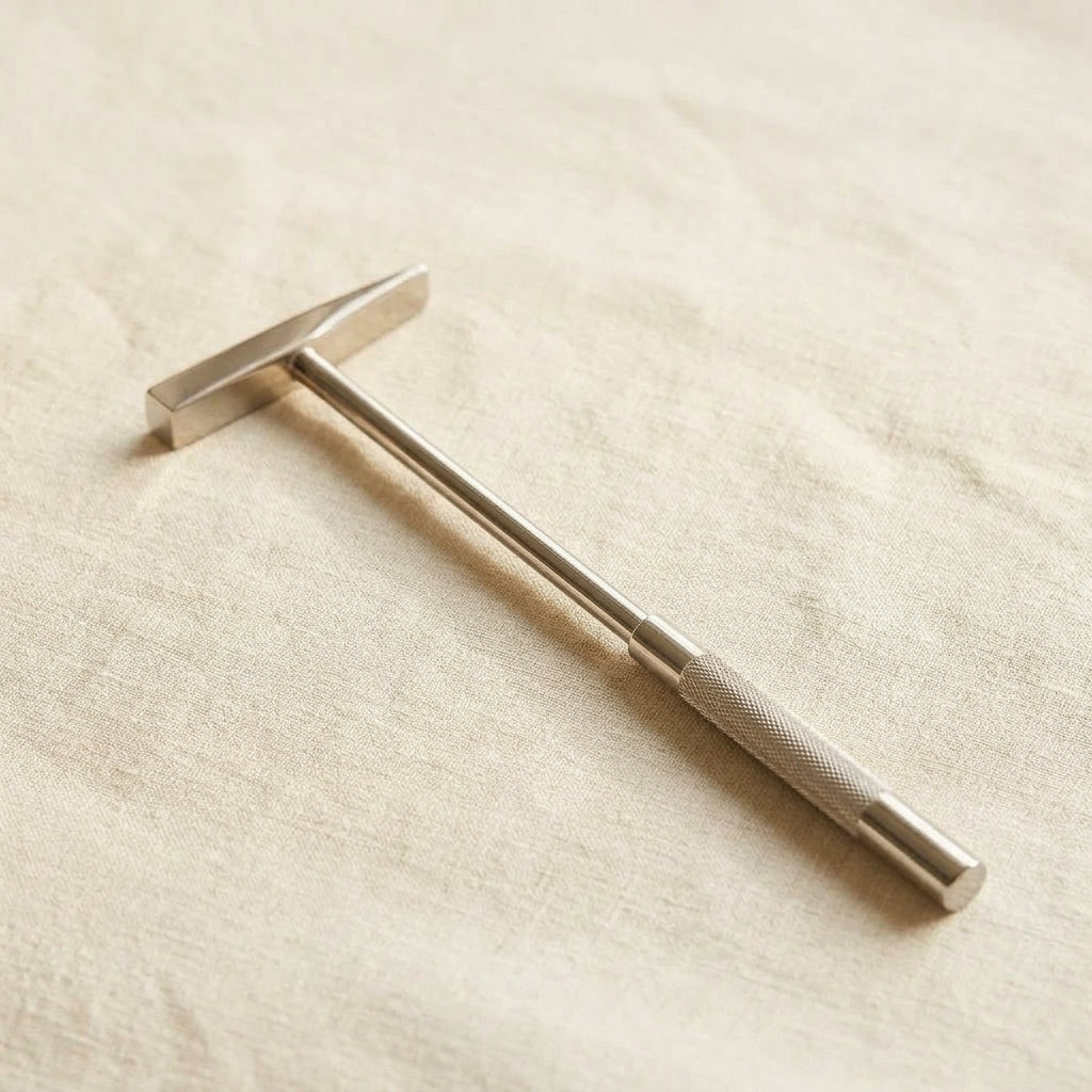 All Steel Riveting Bench Hammer, Metalworking Forming Texturing Chisel Tool, 2-1/2" x 0.40" Head | Jewellery Making Tools | Toolsmith Ltd UK
