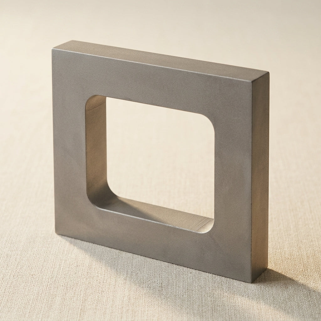 Aluminum Mould Frame, 20mm Thick, Single Cavity Vulcanizer for Rubber Casting, 4" x 4-7/8" Size | Jewellery Making Tools | Toolsmith Ltd UK