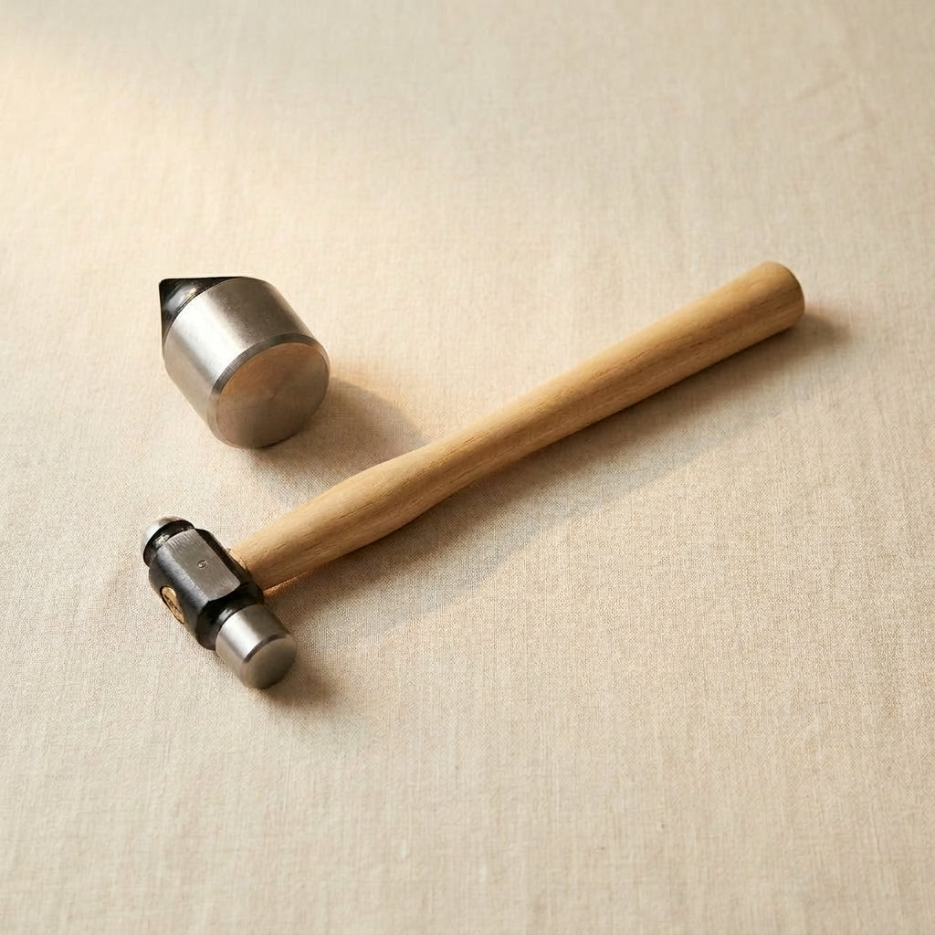 Ball Peen Hammer, 6 oz/ 170g, Metal Working Tool for Jewellery Making and Crafts, Wooden Handle | Jewellery Making Tools | Toolsmith Ltd UK