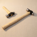 Ball Peen Hammer, 8 oz, Metal Work Forming, Jewellery Making, Hobby Crafts, Wooden Handle | Watch & Clock Tools | Toolsmith Ltd UK