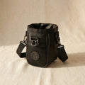 Black Pets Training Treat Pouch, 6" x 3" Dog Cat Premium Treat Bag with Detachable Shoulder Strap, Waist Clip Dispenser for Puppy Obedience Training | Pet Grooming Tools | Toolsmith Ltd UK