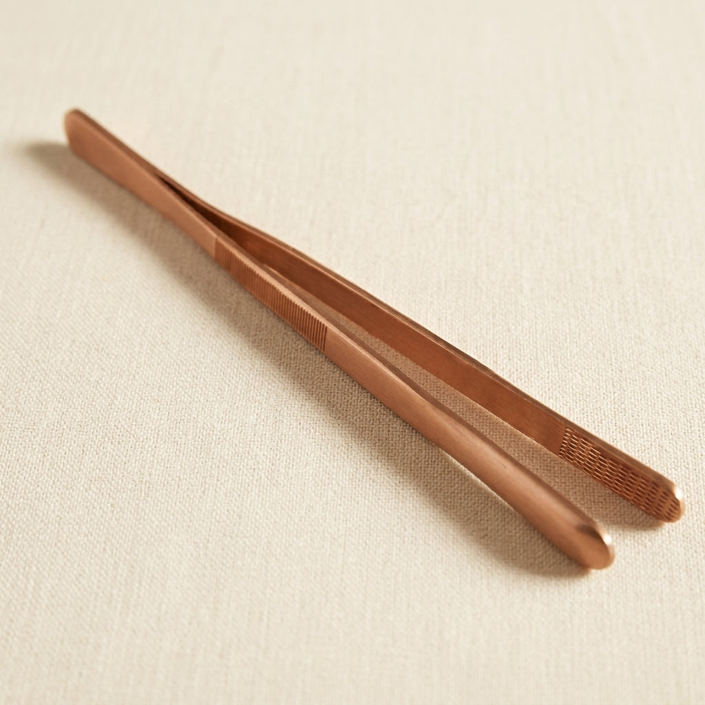 Copper Tong Tweezer Straight 9 Inch for Jewellery Pickling and Other Acid Type Solutions | Jewellery Making Tools | Toolsmith Ltd UK