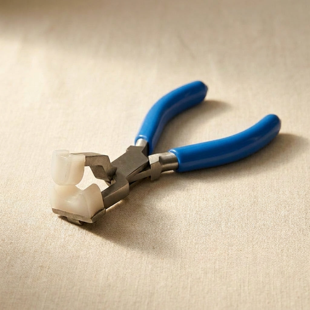 Deep Nylon Jaw Forming Pliers, Concave Convex Design for Jewellery Making, Metal Strip and Wire Bending | Jewellery Making Tools | Toolsmith Ltd UK