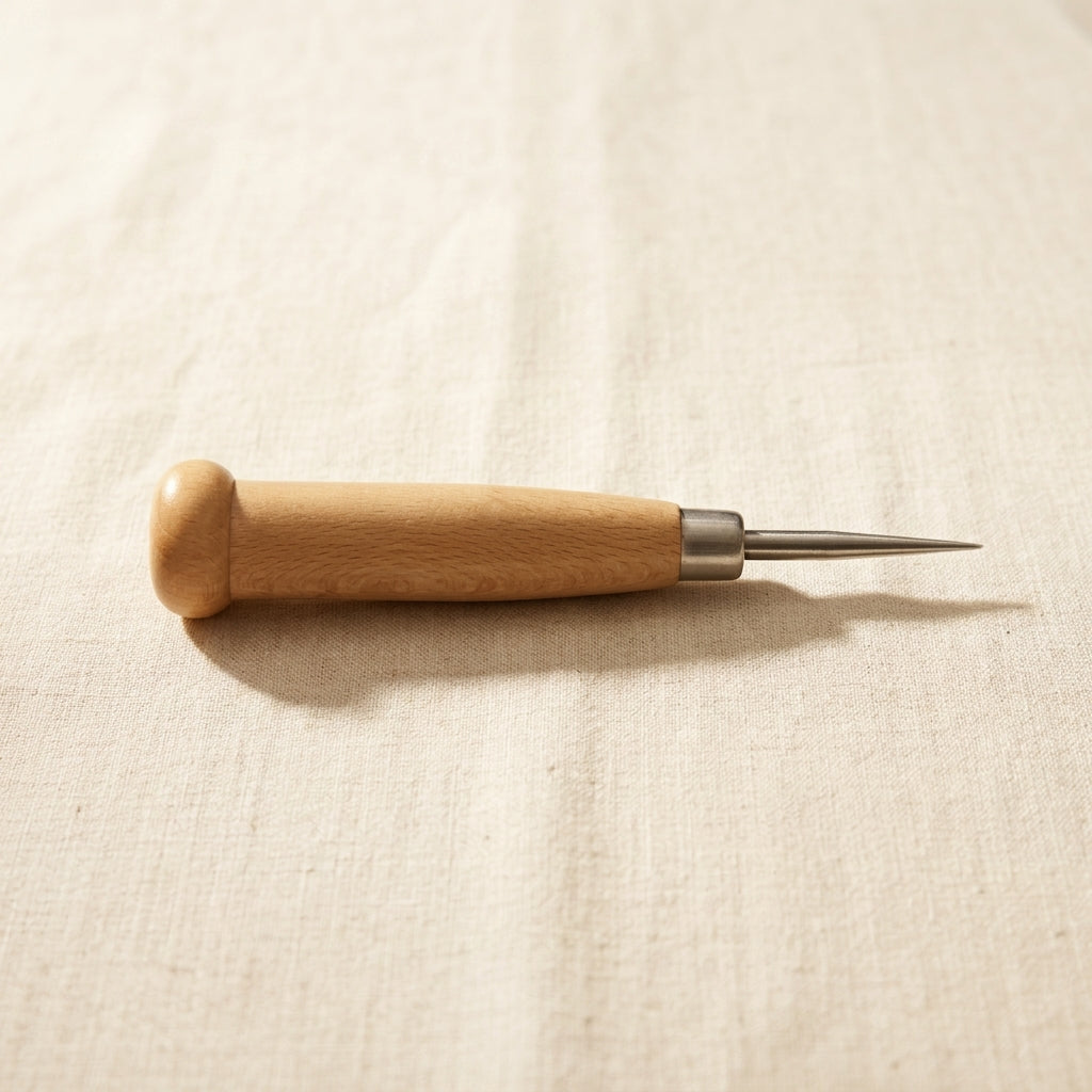 Deluxe Scriber Tool, Steel Scribe with Wooden Handle, Sharp Point, 120mm, for Jewellery and Craft Work | Jewellery Making Tools | Toolsmith Ltd UK