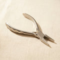 Design Handles Flat Nose Pliers for Jewellery Crafts, Polished Stainless Steel, 5.5 Inch, Wire Working Tool | Jewellery Making Tools | Toolsmith Ltd UK