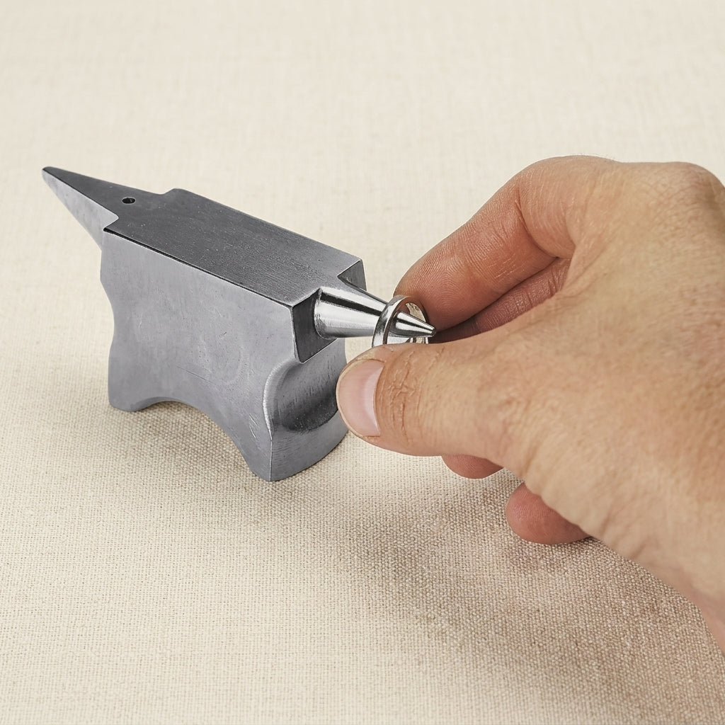 Double Horn Steel Anvil Block, Metal Forming Tool for Jewellery Making, Mini Bench Work | Jewellery Making Tools | Toolsmith Ltd UK