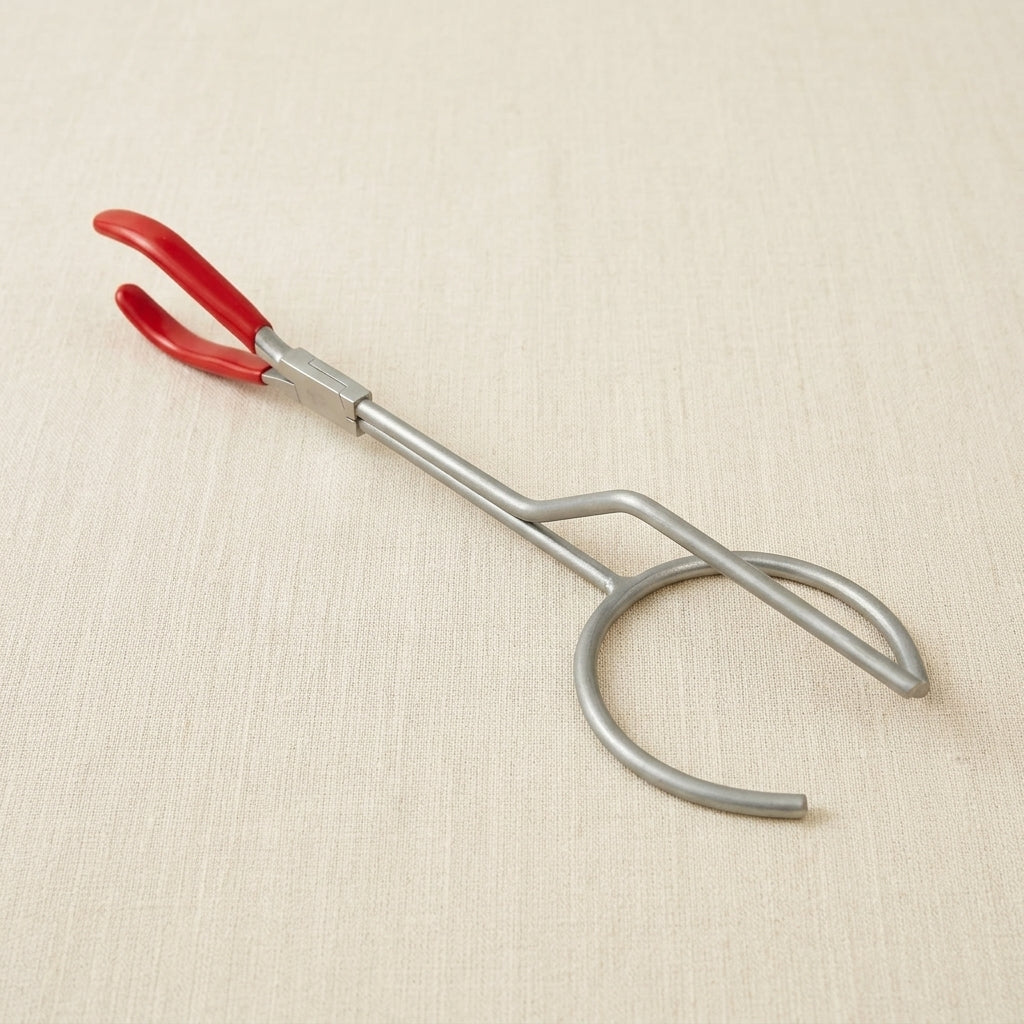 Exclusive Metal Crucible Tongs (ONLY) with PVC Handles, Casting and Melting Tool Holder | Jewellery Making Tools | Toolsmith Ltd UK