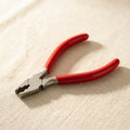Fold Over Leather & Suedu Crimping Pliers, Smooth Round Finish, 9 mm Jaws | Jewellery Making Tools | Toolsmith Ltd UK