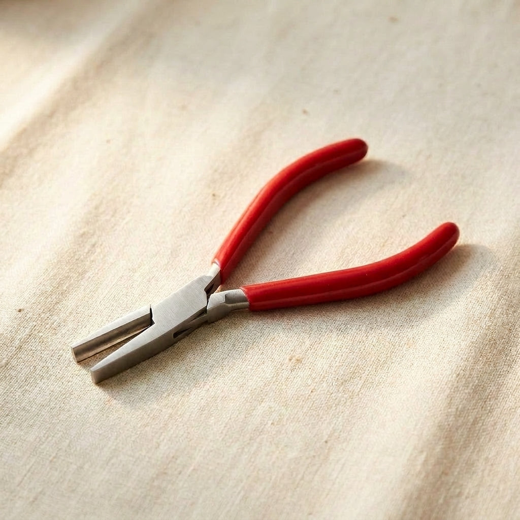 Half Round Flat Nose Pliers, Stainless Steel, 6- Inch, Slim German Pattern, for Jewellery Crafts and Beading | Jewellery Making Tools | Toolsmith Ltd UK