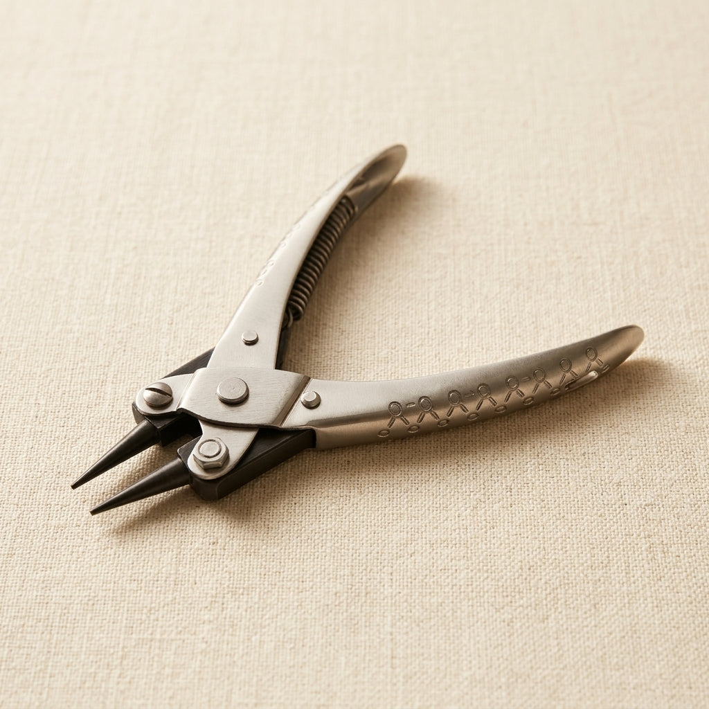 Heavy Duty 5.5 Inch Parallel Action Round Nose Pliers for Jewellery, Opticians, Crafts and Loop Making | Jewellery Making Tools | Toolsmith Ltd UK