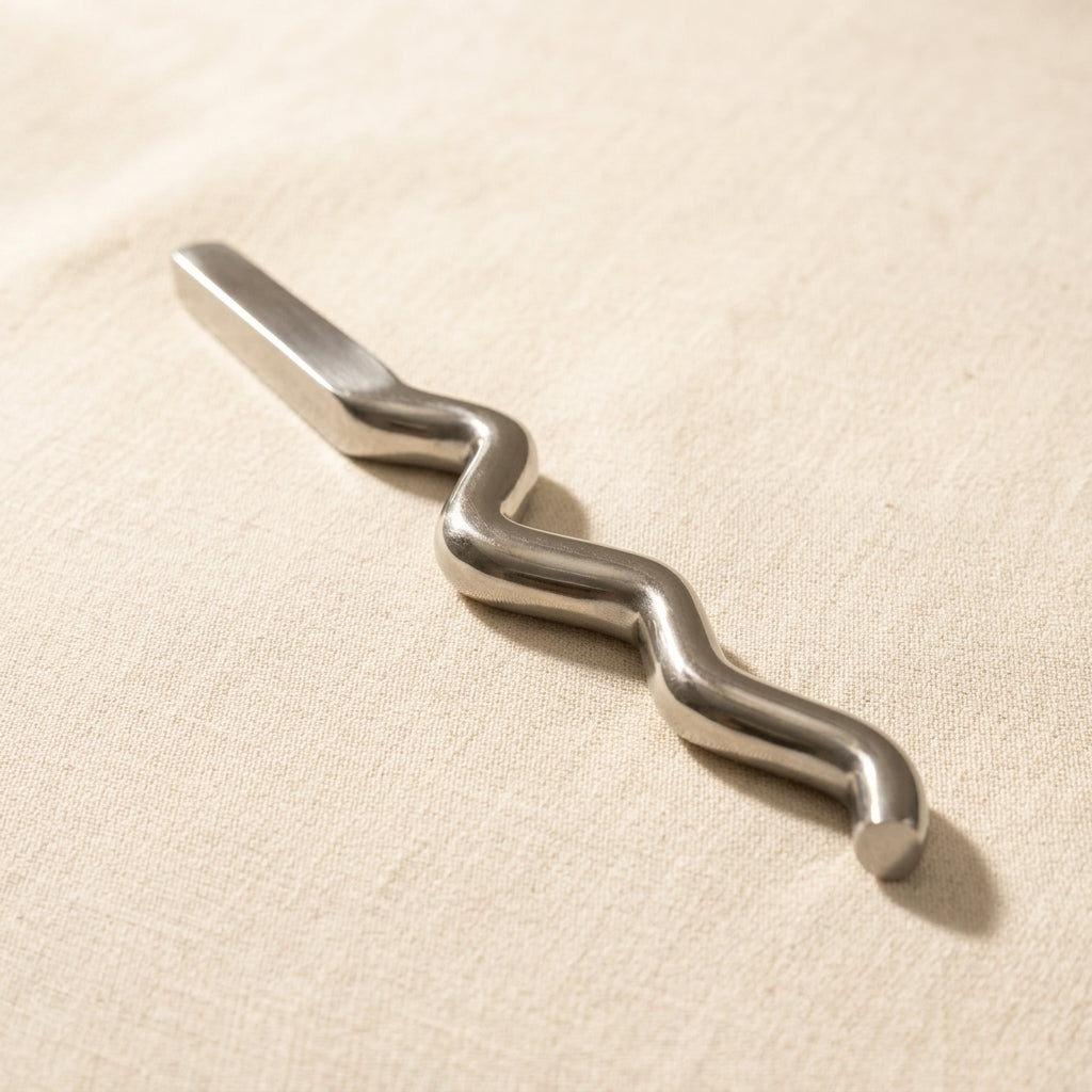 Heavy Duty Highly Polished Sinusoidal Jewellery Making Forming Stake, Small, 9 Inch, Chrome Finish | Jewellery Making Tools | Toolsmith Ltd UK