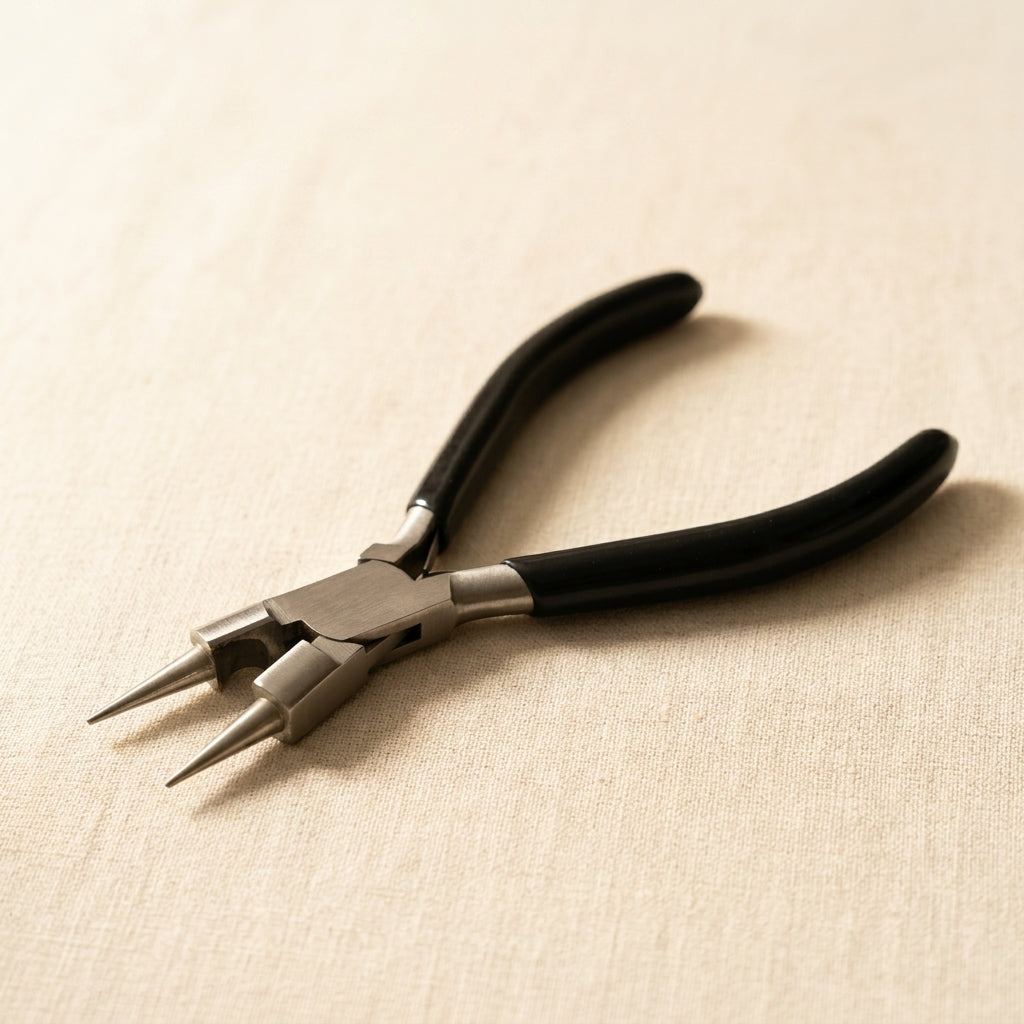 Heavy Duty Multi Use 4 in 1 Rosary Pliers, Round Nose with Cutter, Looping, Bending 140mm Jewellery Making and Crafting Tool | Jewellery Making Tools | Toolsmith Ltd UK