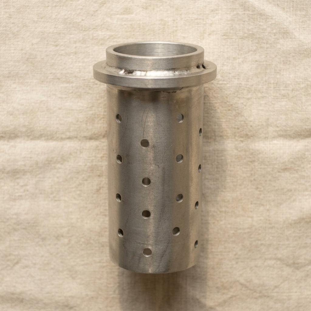 Heavy Duty Perforated Casting Flask XX-Large, Stainless Steel, 5"" x 8"", Vacuum Casting, 1/8"" Wall | Jewellery Making Tools | Toolsmith Ltd UK