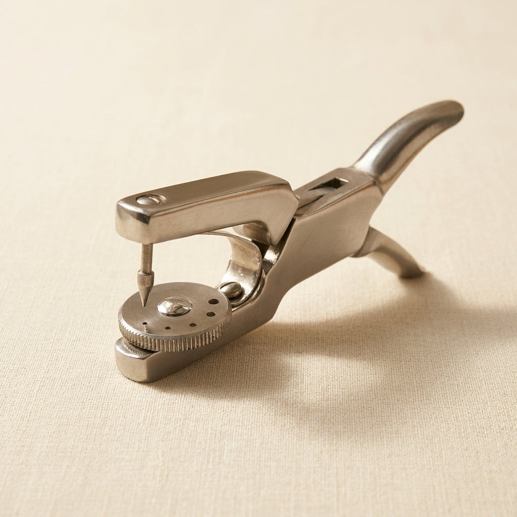 Heavy Duty Rotary 5 Hole Punch Pliers, Stainless Steel, 7 Inch, 0.8-2mm Hole Size, for Metal and Leather Sheets | Jewellery Making Tools | Toolsmith Ltd UK