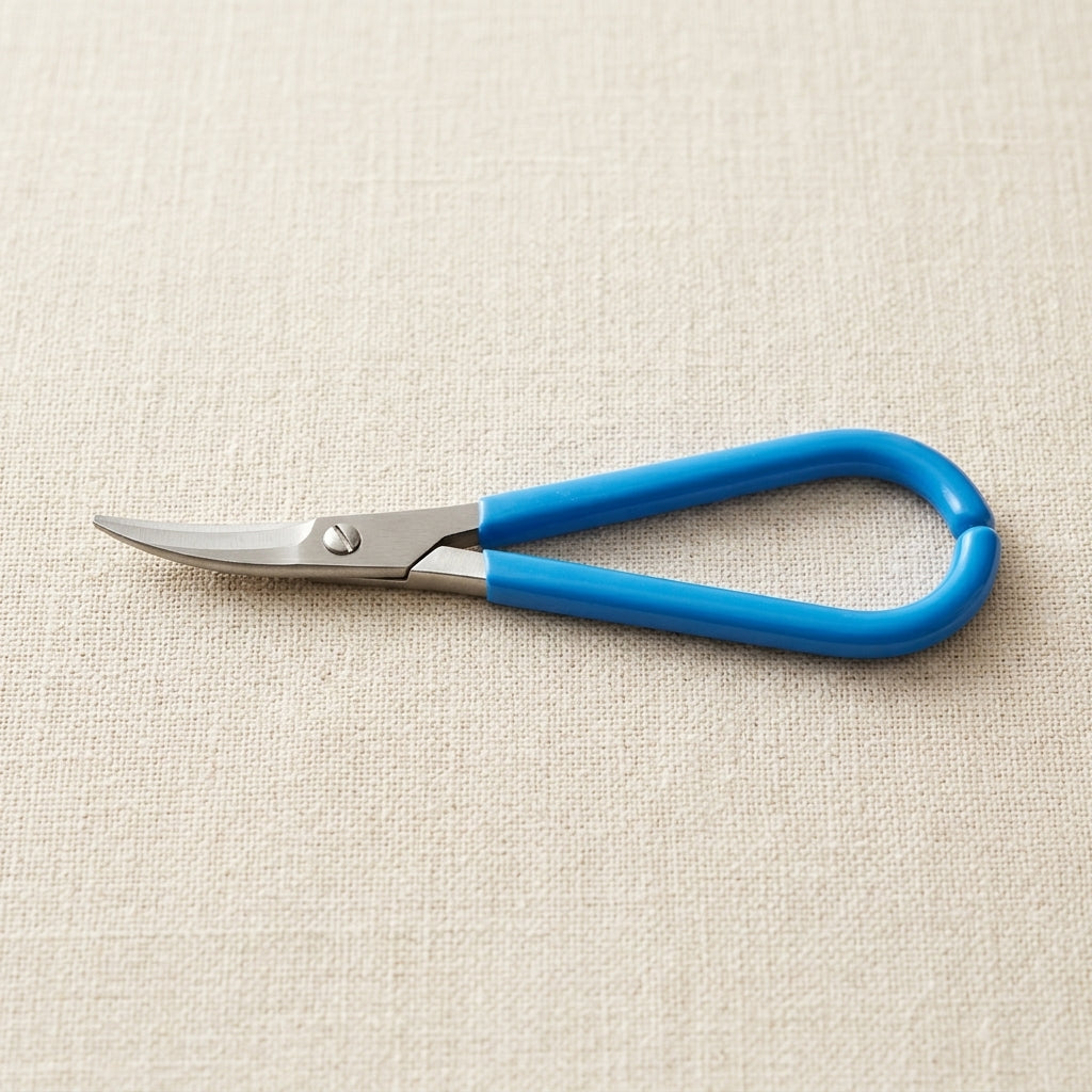 Jewellers Shears/ Scissors, 17.8 cm Curved Blade, PVC Handle, Metal Snips | Jewellery Making Tools | Toolsmith Ltd UK