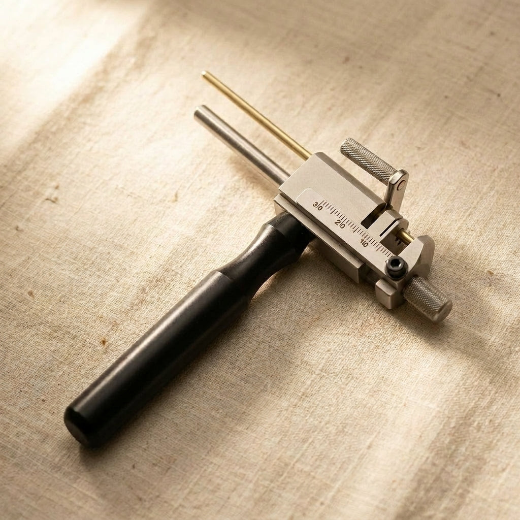 Jewellers Tube Cutting Jig and Vice Tool, 0-30 mm, Metal Construction with Measurement Scale, Precision Cutter, Repairing Tool | Jewellery Making Tools | Toolsmith Ltd UK