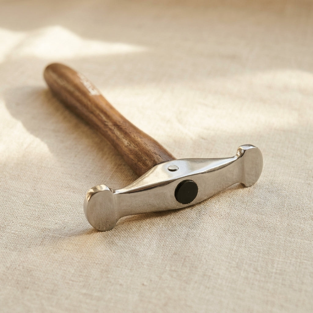 Jewellery Making Texturing Hammer, Narrow Head Design, Metal Forming Tool for Silversmithing and Repousse Work | Jewellery Making Tools | Toolsmith Ltd UK