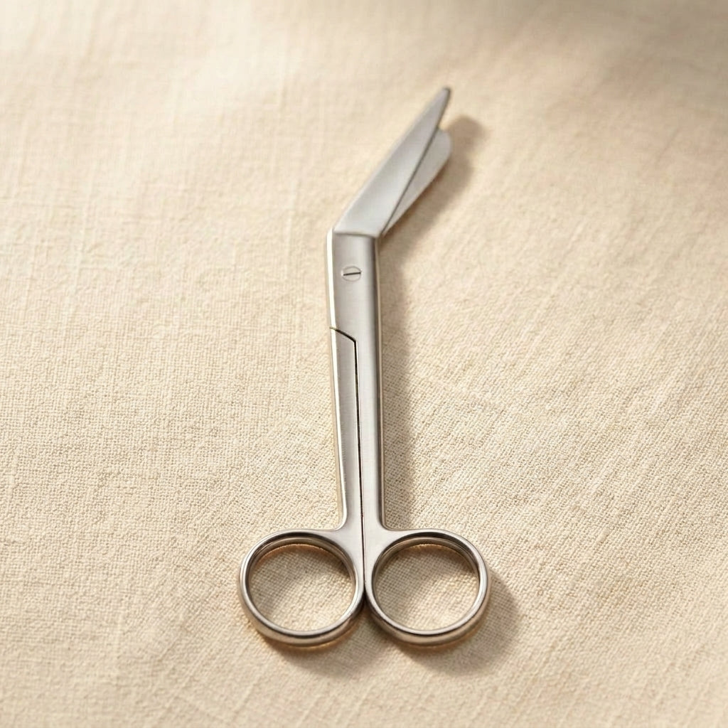 Lister Bandage Scissors, 7.5 Inch, Stainless Steel, Silver, Straight Blade, Ambidextrous, First Aid | Surgical Instruments | Toolsmith Ltd UK
