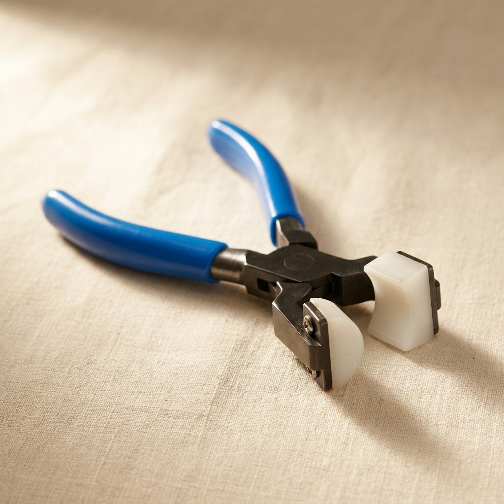 Medium Nylon Jaw Bending Pliers, Concave and Convex, Metal Forming Tool for Jewellery Making, Wire and Strip Bending | Jewellery Making Tools | Toolsmith Ltd UK