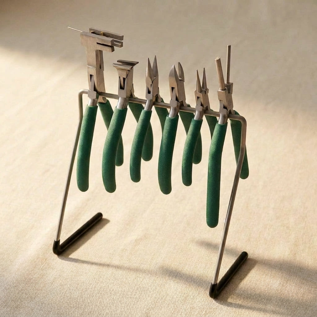 Metal Wire Steel Rack Stand Holder for Pliers, Jewellery Tools and Beading Organiser, 7 Inch | Jewellery Making Tools | Toolsmith Ltd UK