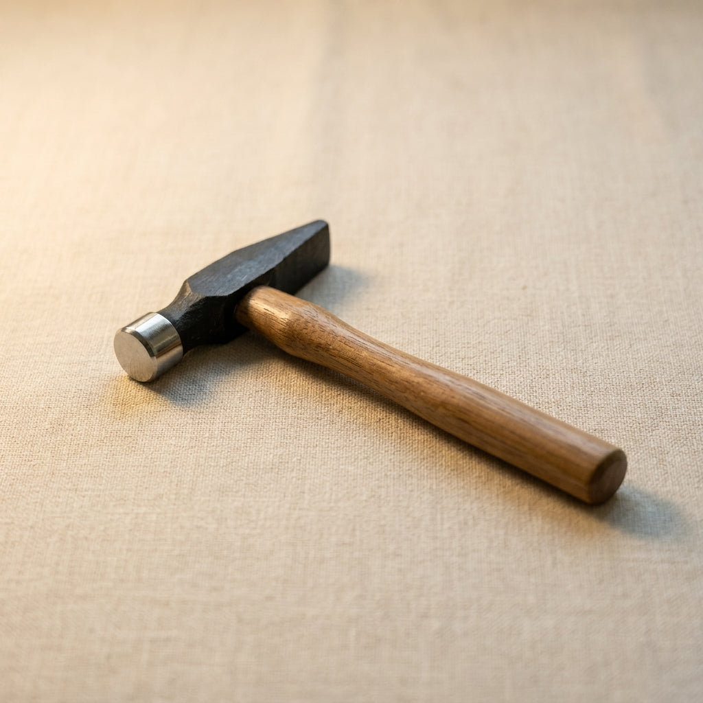 Mini Bowed and Cross Peen Silversmith Hammer, 115mm, Jewellery Making Crafts Repousse Tool | Jewellery Making Tools | Toolsmith Ltd UK
