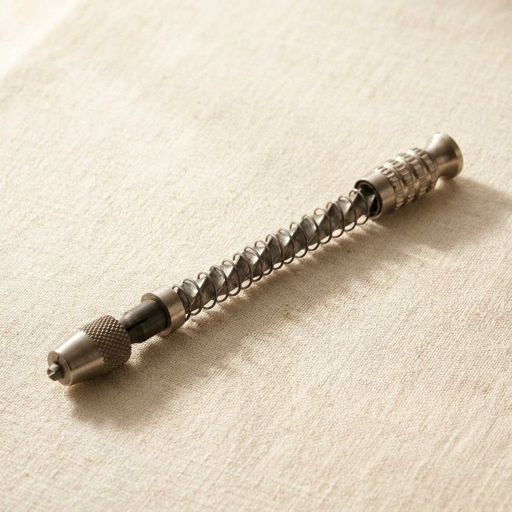 Mini Hand Twist Drill Press, 4.5 Inch Spiral PCB Adjustable Micro Drill Pin Repair Tool, 0.34 to 1.09 mm | Jewellery Making Tools | Toolsmith Ltd UK