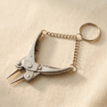 Mini Round Nose Pliers Keychain, 7.6 cm/ 3" Parallel Action, Jewellery Making Tool, Fully Workable | Jewellery Making Tools | Toolsmith Ltd UK