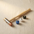 Multi-Purpose Hammer with 5 Interchangeable Faces, Plastic Copper Rubber Brass Mallet, Jewellery Making Tool, Wooden Handle | Jewellery Making Tools | Toolsmith Ltd UK