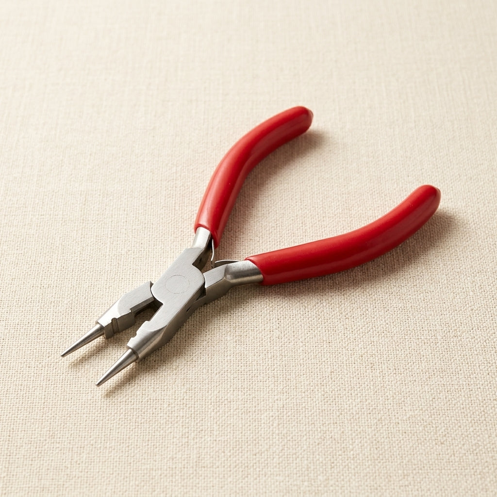 Multi-Task Pliers with Spring, 4-in-1 Round Flat Nose Cutters for Jewellery, Coil, Jump Ring, Wire Work | Jewellery Making Tools | Toolsmith Ltd UK