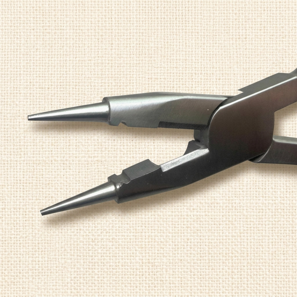 Multi-Task Pliers without Spring, 4-in-1 Round Flat Nose Cutters for Jewellery, Coil, Jump Ring, Wire Work | Jewellery Making Tools | Toolsmith Ltd UK